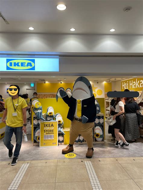 Ikea shark advertising mascot